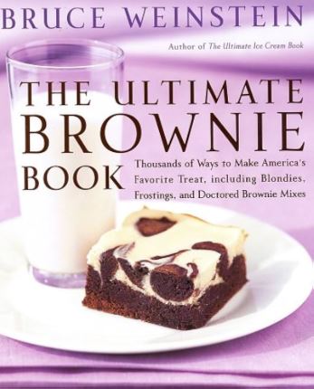 Book cover for 'The Ultimate Brownie Book'. 