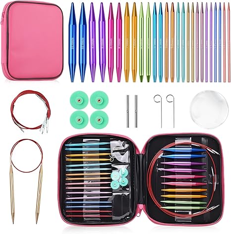 Image of circular knitting needles set