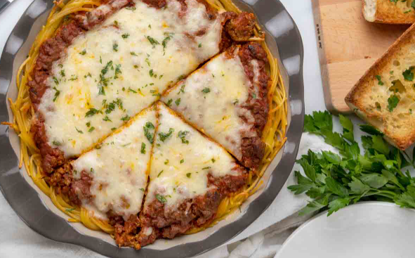 Spaghetti pie 