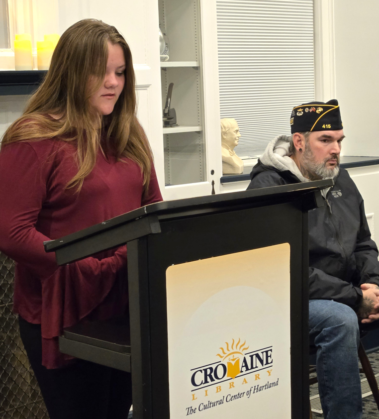 Anabella Sadowski reads her Grant Sweet Essay Aloud 