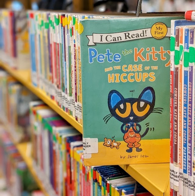 Pete the Cat book in the Easy Readers Collection. 