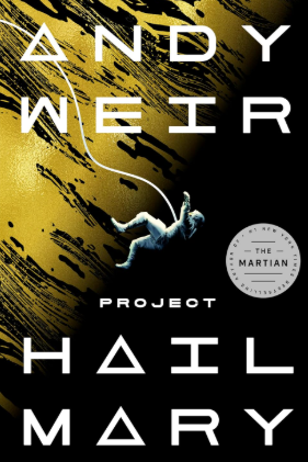 Project Hail Mary book cover. 