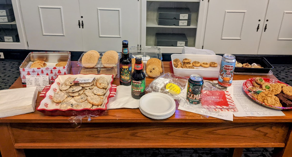 Delicious offerings from the Ale Together Now class in December 2025. 