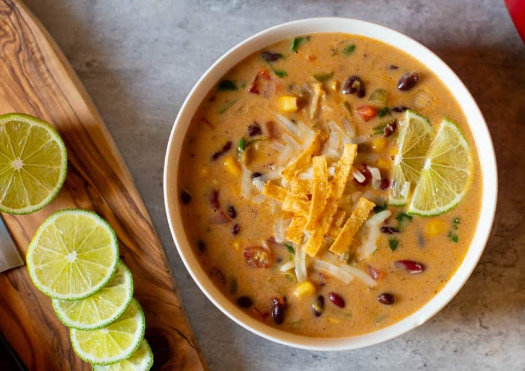 Mexican bean soup. 