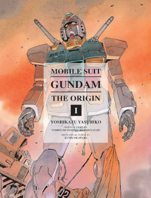 Mobile Suit, Gundam, The Origin book cover. 