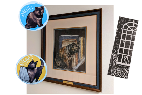 Artwork inspired by Rachel over the years. 