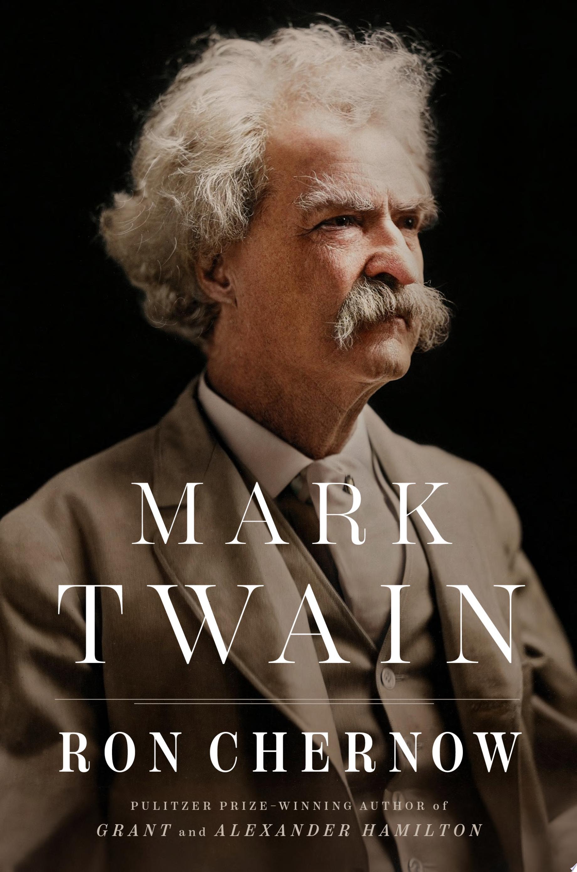Book cover for "Mark Twain"