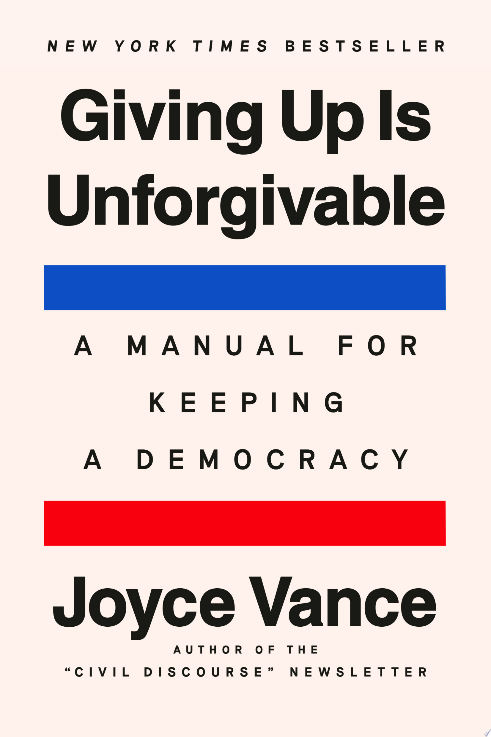 Book cover for "Giving Up Is Unforgivable"