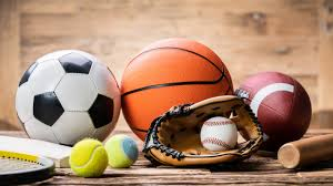 Various sports balls and equipment.
