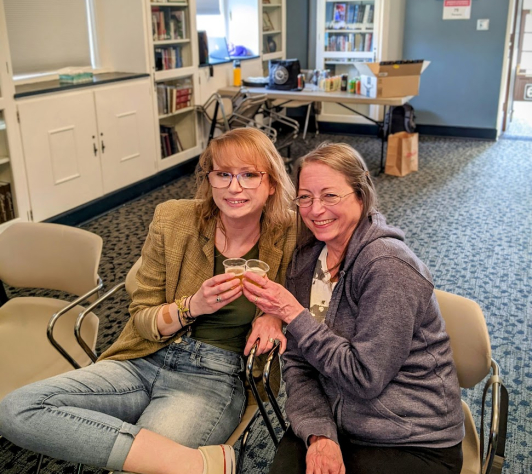 Michelle and her Mom at Ale Together Now
