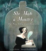 Book cover for "She Made a Monster" 