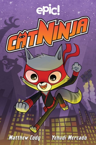 Cat Ninja book cover. 