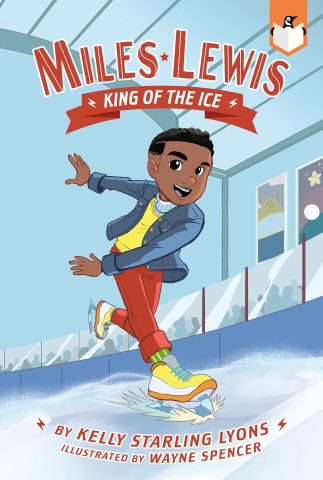 Book cover for Miles Lewis, King of the Ice. 