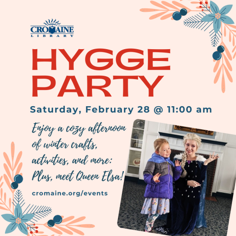 Hygge Party flyer. 