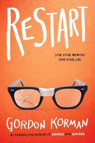 Book cover for Restart by Gorman Korman. 
