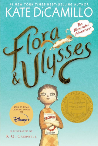 Book cover for Flora & Ulysses. 