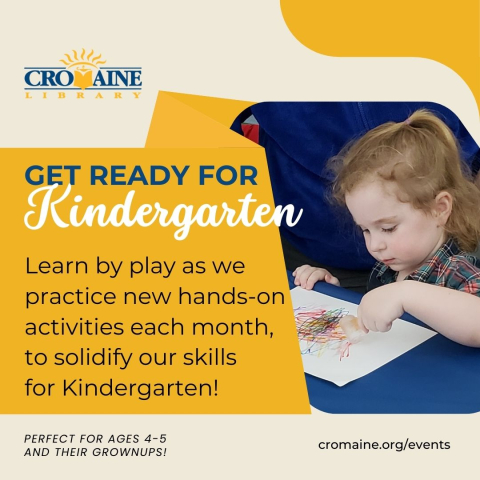Get ready for Kindergarten. 