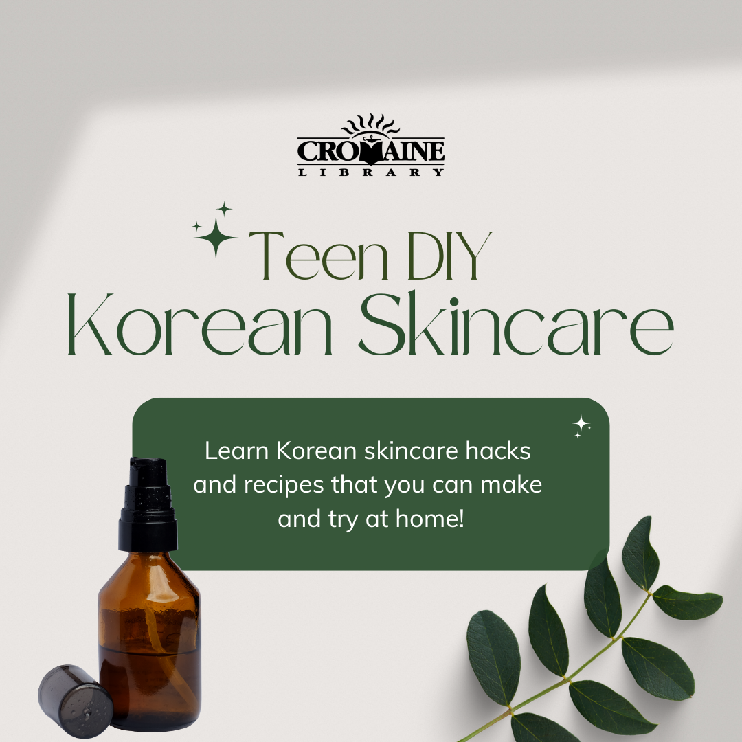 Program graphic featuring a small leaflet and a bottle of oil. 