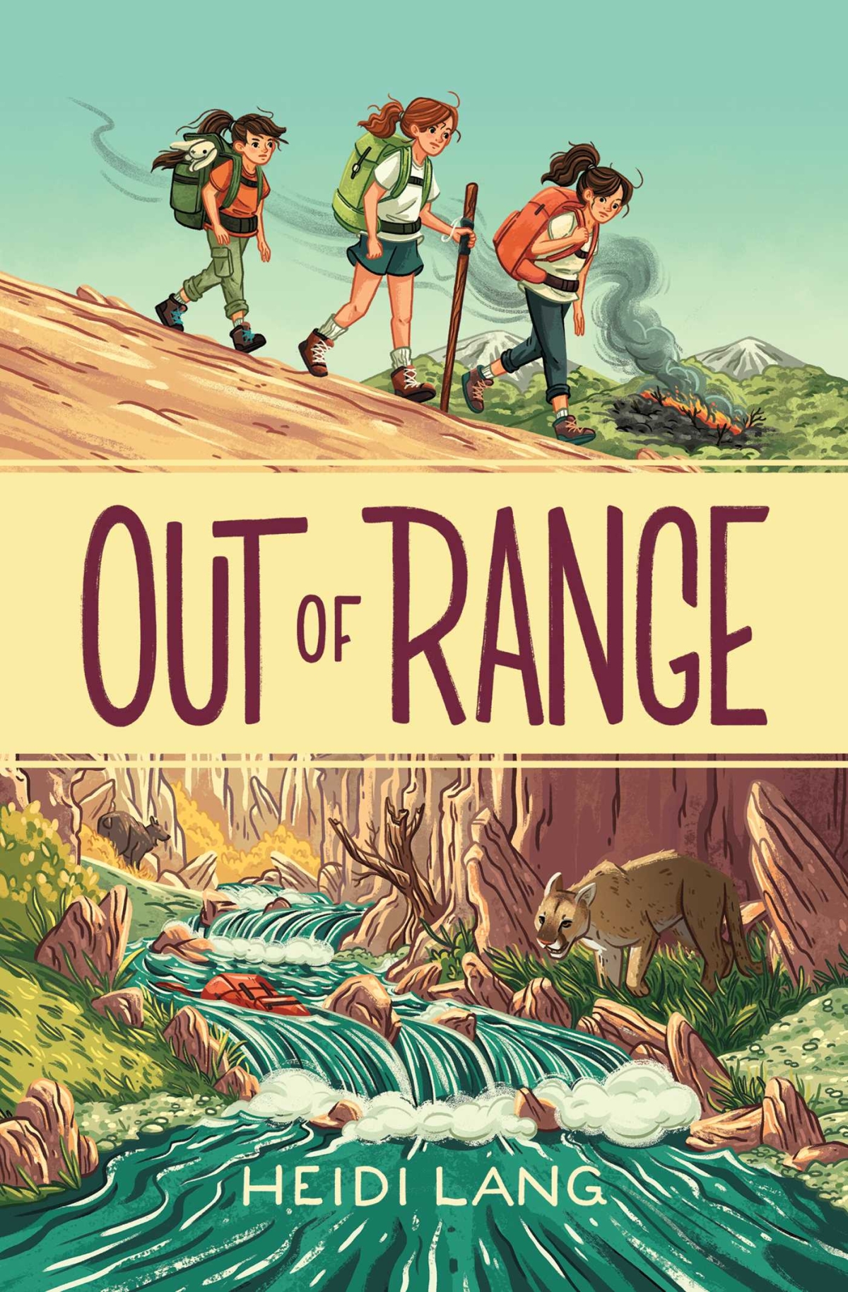 Book cover for Out of Range by Heidi Lang. 