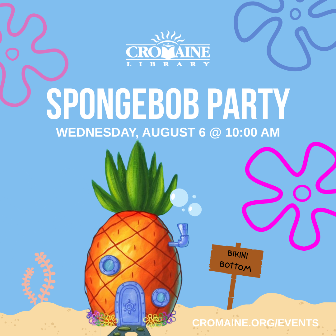 Program graphic featuring a pineapple house, sand, and underwater flowers. 