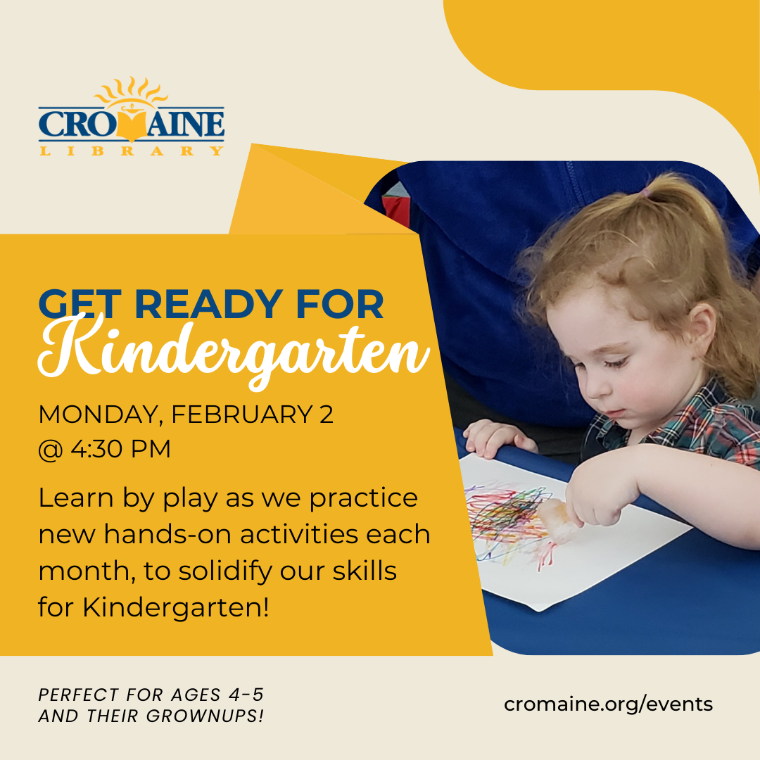 Get ready for Kindergarten. 