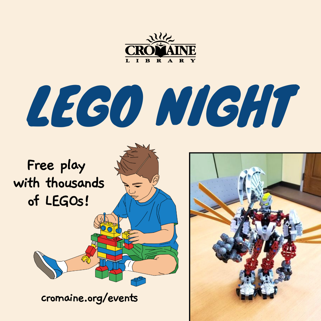 Lego Night graphic. 
