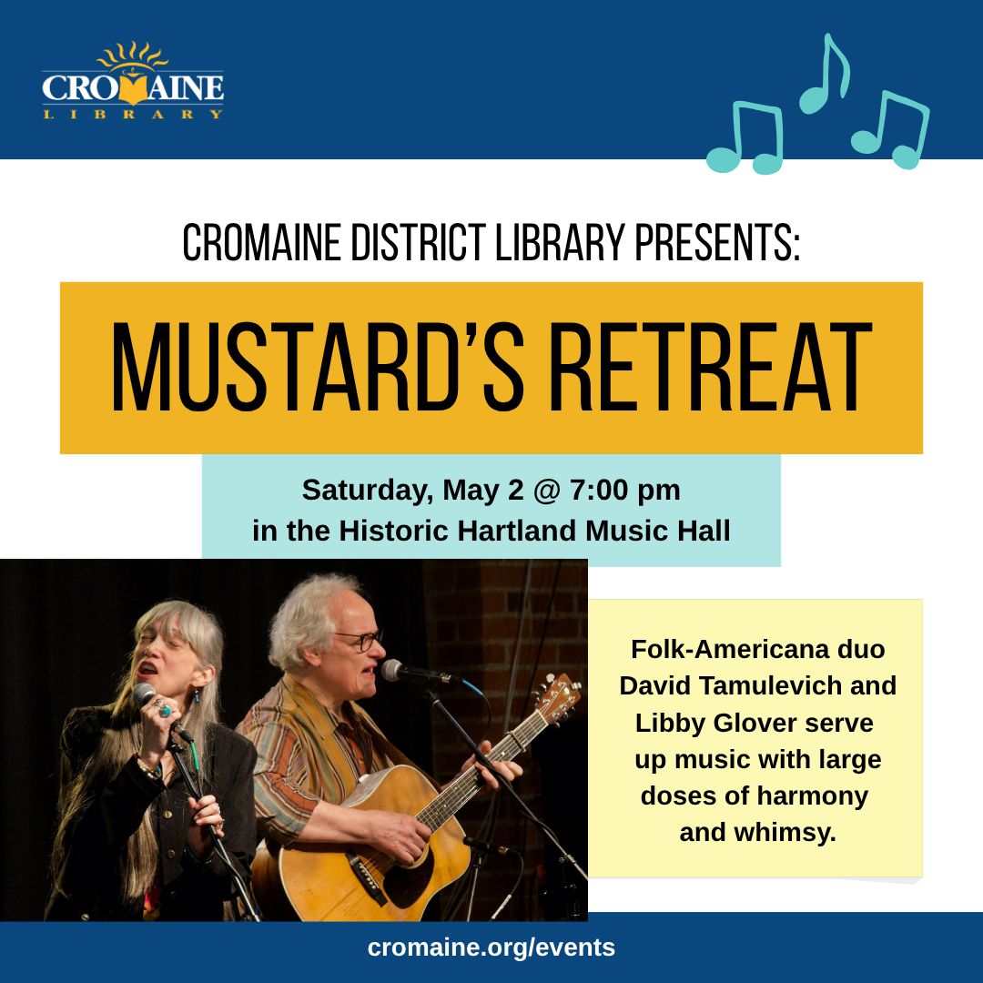 Mustard's Retreat photo flyer. 